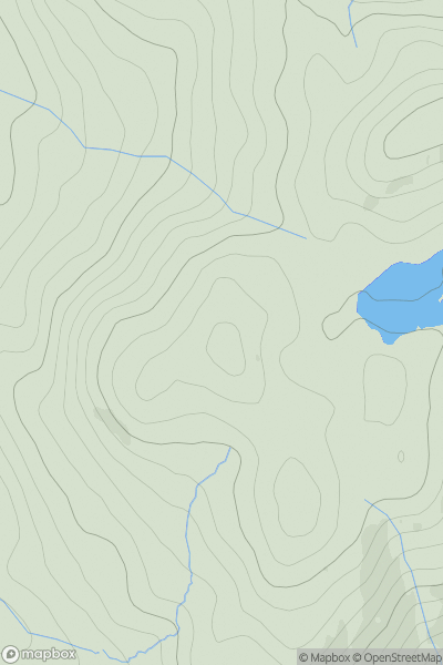 Thumbnail image for Moel Ddu [Barmouth to Betws-y-Coed and Bala] showing contour plot for surrounding peak